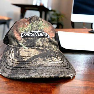 Freightliner Mesh Snapback Ball Cap Hat Camo Adj NWOT